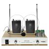 5 Core 2 Channel Wireless Microphones w 2 Headset Portable Mini Mic Headset Microfono Inalambricos with Receiver - WM 301 HH