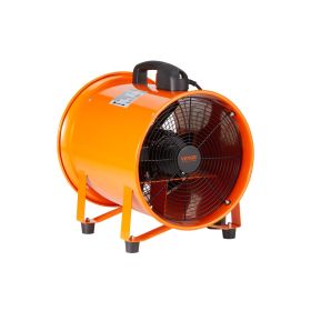 VEVOR Portable Ventilator, 12 inch Heavy Duty Cylinder Fan with 16.4ft Duct Hose, 585W Strong Shop Exhaust Blower 3198CFM