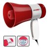 5 Core Megaphone Bullhorn Speaker 30W Bull Horn Rechargeable Mini Cheer Megafono 800 Yards Range Loudspeaker W Siren Recording Ergonomic Handle for Co