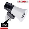 5 Core Megaphone Speaker 30W Professional Bull Horn Battery Power Cheer Megafono 800Y Range Loudspeaker w Siren LED Light Recording Ergonomic Handle f