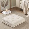 Poly Chenille Square Floor Pillow Cushion